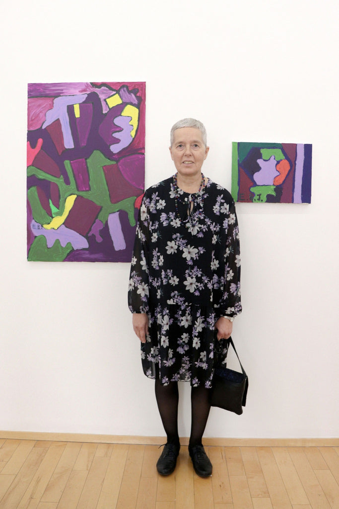 Myndir frá opnun á sýngu Elfur Bjarkar í Hafnarborg