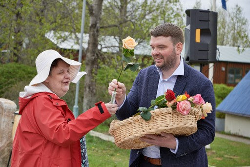 Ásmundur Einar Félags-og barnamálaráðherra opnaði menningarveislu Sólheima
