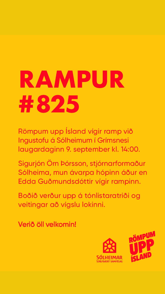 Sólheimar Rampaðir upp!